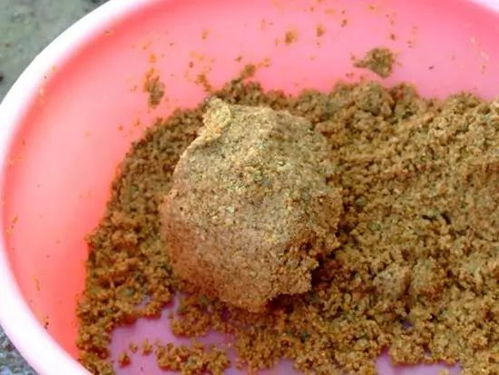 钓鱼饵料松绒的使用方法