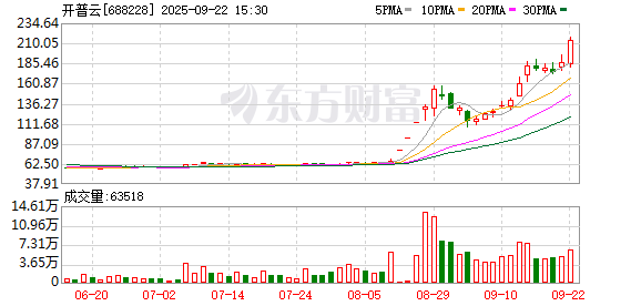 21个交易日暴涨225% 开普云紧急提示：市盈率超行业4倍 重组存疑且业绩微利