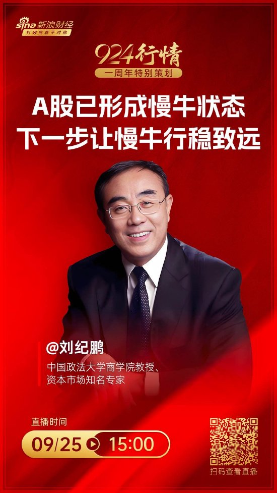 刘纪鹏解析“924”政策周年中长期资金入市图谱：散户融资、险资放宽、基金改制共塑A股新生态