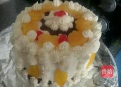 钓鱼饵料创意生日蛋糕的制作方法